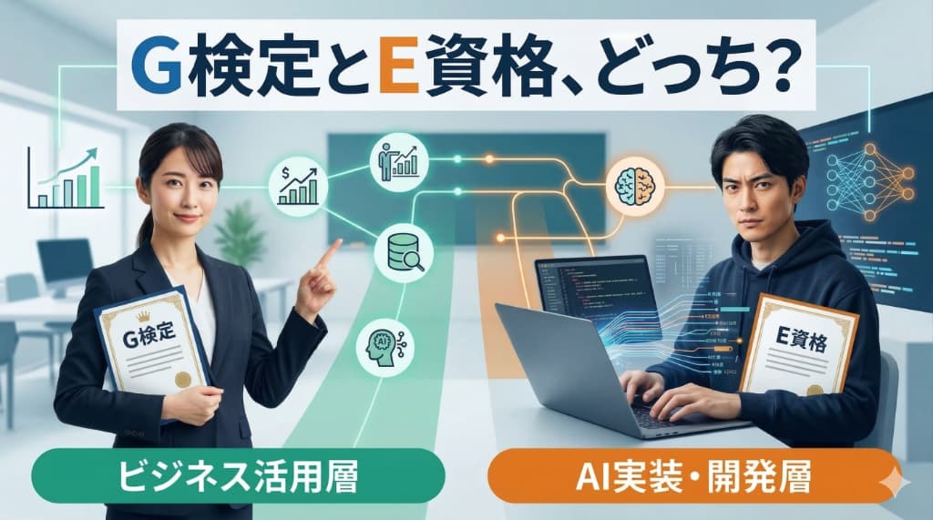 G検定とE検定どっち？