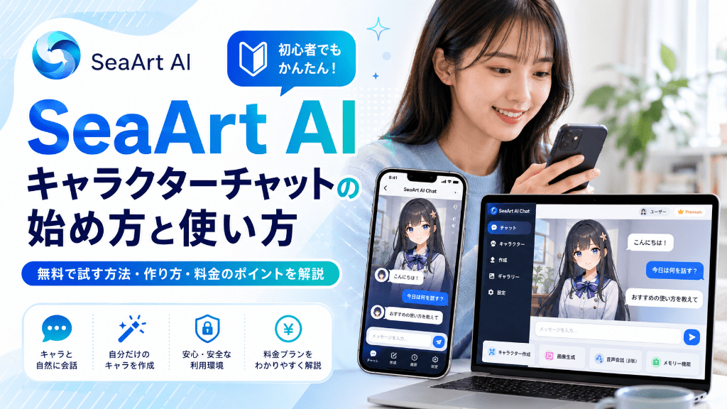 SeaArt AI キャラクター チャットの始め方と使い方を徹底解説