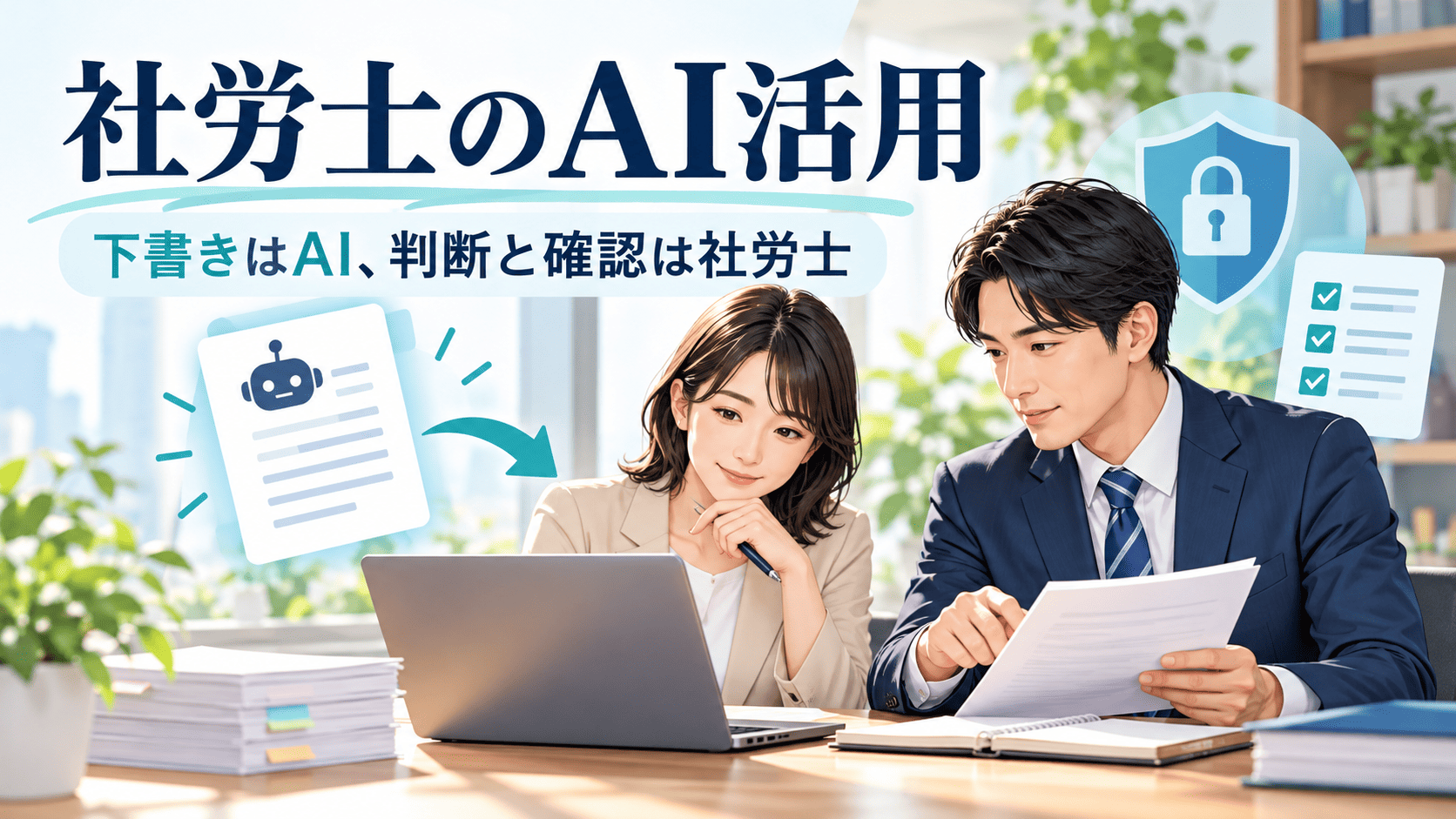社労士のAI活用ガイド｜業務・守秘義務・始め方