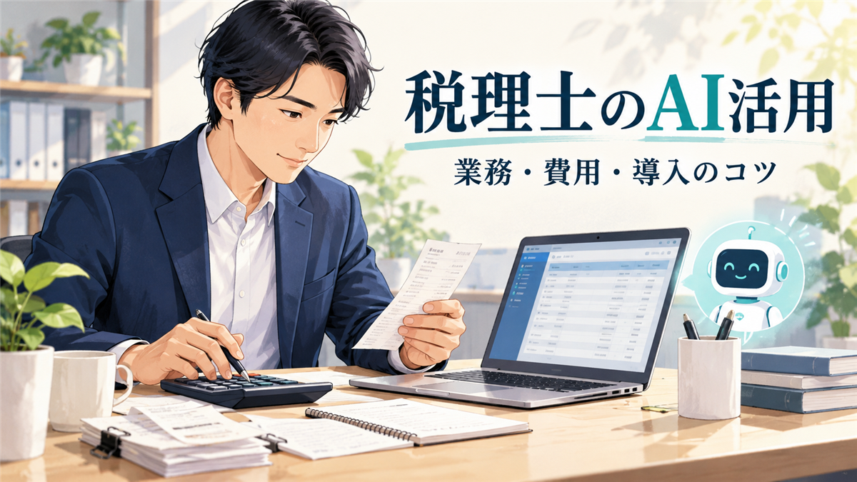税理士がAIの補助を受けながら証憑と会計データを確認する様子